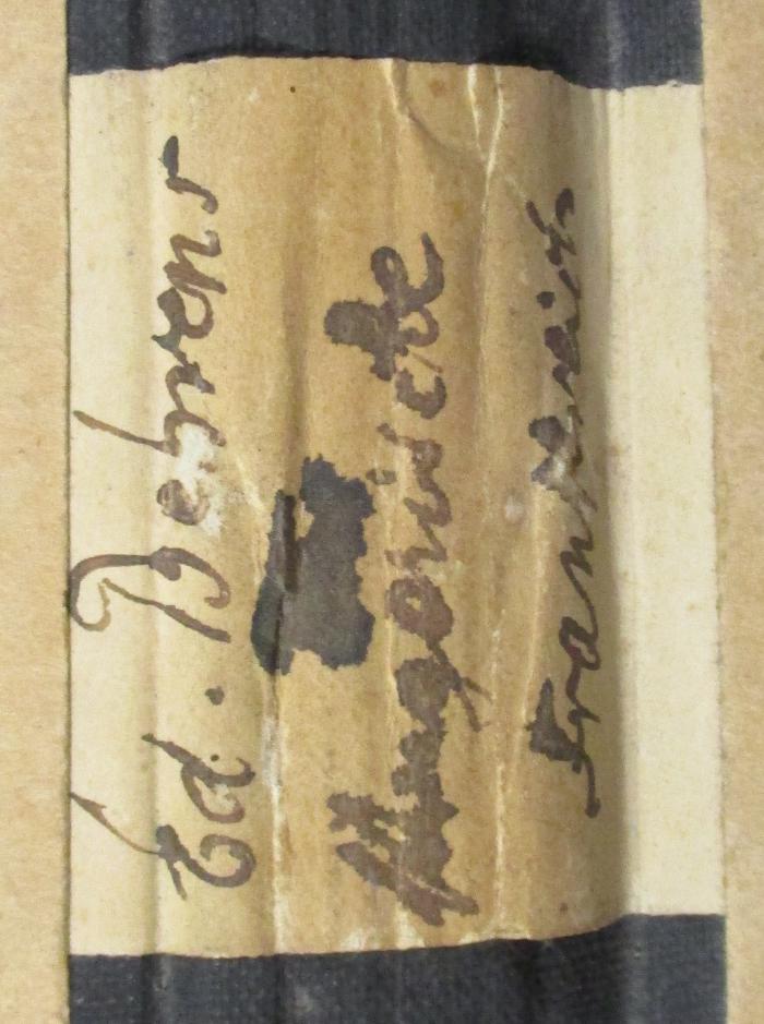 -, Etikett: Autor; 'Ed. Behrens Das kriegerische Frankreich
'