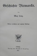 I 10511 c: Geschichte Bismarcks (1911)