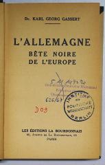 D 09 Gas : L'Allemagne (1936)