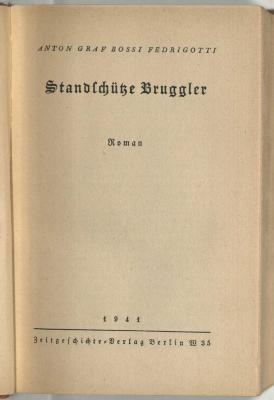 Z-1992 : Standschütze Bruggler : Roman (1941)