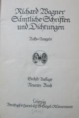 III 63915 f 9: Sämtliche Schriften und Dichtungen. Neunter Band (1912)