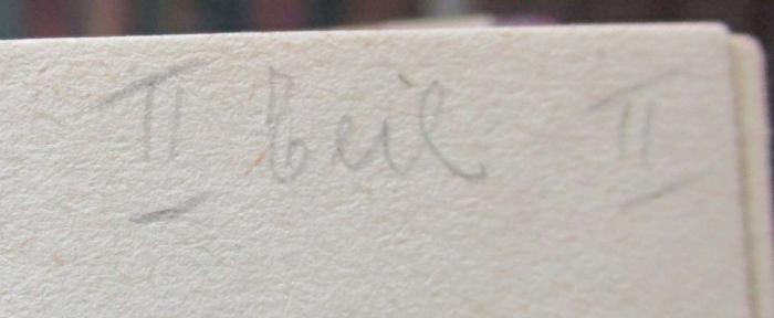 III 60580 1887: Buchholzens in Italien : Reise-Abenteuer von Wilhelmine Buchholz / Frau Buchholz im Orient (1887-1888);- (unbekannt), Von Hand: Nummer; 'II beil II'. 