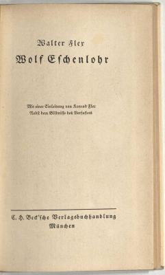 Z-2004 : Wolf Eschenlohr (1919)