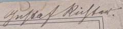 - (Richter, Gustaf), Von Hand: Autogramm, Name; 'Gustaf Richter.'. 