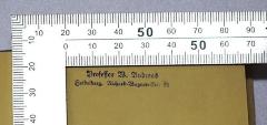 - (Andreas, Willy), Stempel: Name, Ortsangabe; 'Professor W. Andreas Heidelberg, Richard-Wagner-Str. 33'.  (Prototyp)