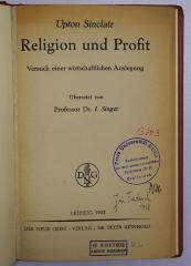 G 703 Sin : Religion und Profit (1922)