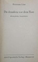 III 145917 2.Ex. Ers.: Da draußen vor dem Tore : Heimatliche Naturbilder (1911)