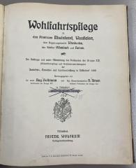 Q 00/1317 : Wohlfahrtspflege in den Provinzen Rheinland, Westfalen, dem Regierungsbezirk Wiesbaden, den Städten Offenbach und Hanau (1902)