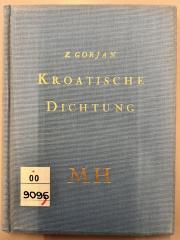 00/9095 : Kroatische Dichtung (1933)