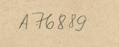 - (Zentralstelle für Wissenschaftliche Altbestände), Von Hand: Nummer; 'A 76889'. 