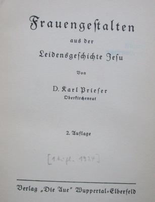 Uh 1009 b: Frauengestalten aus der Leidensgeschichte Jesu (o.J.)