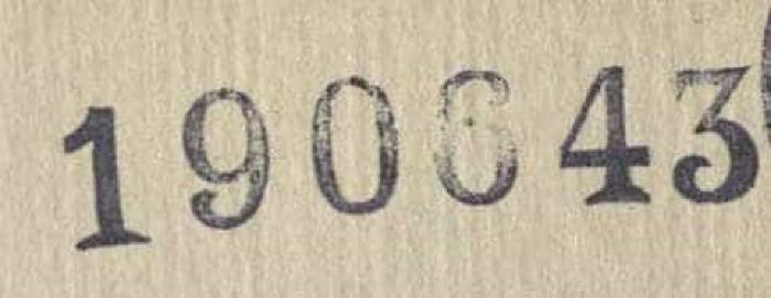 - (Reichsnährstand), Stempel: ; '190643'. 