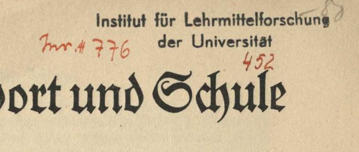 -, Von Hand: Nummer; '452'