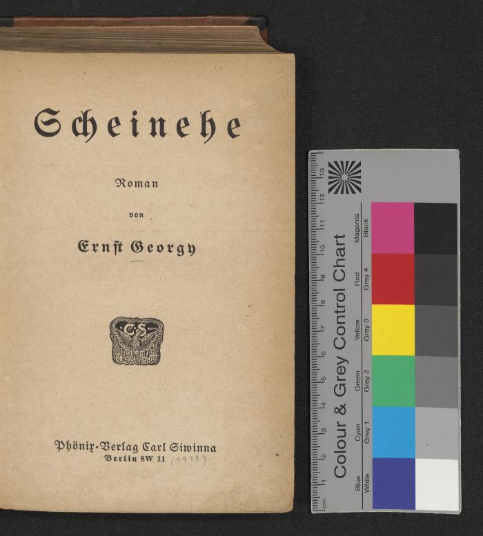G 6884-18-2 : Scheinehe (1919)