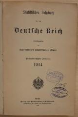 F 95 a – 35 (1914) : Statistisches Jahrbuch für das Deutsche Reich. 35. Jg (1914)