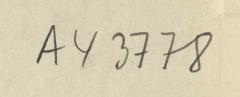 - (Zentralstelle für Wissenschaftliche Altbestände), Von Hand: Nummer; 'A 43778'. 