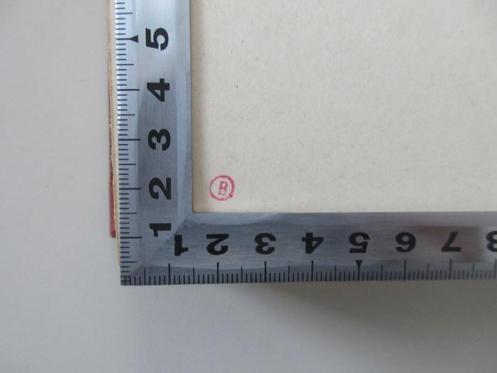-, Stempel: Initiale; 'B' (Prototyp)