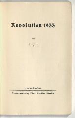 Z-2712 : Revolution 1933 (1930)