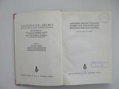 Oc 910 (ausgesondert) : Lamennais und Deutschland : Studien zur Geschichte der Französischen Restauration (1930)