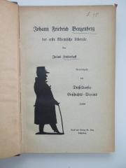 Oc 8564 (ausgesondert) : Johann Friedrich Benzenberg, der erste rheinische Liberale (1909)