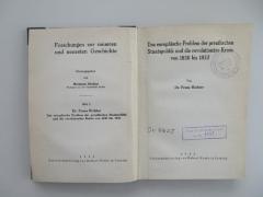 Oc 6620 : Das europäische Problem der preussischen Staatspolitik und die revolutionäre Krisis von 1830 bis 1832 (1933)