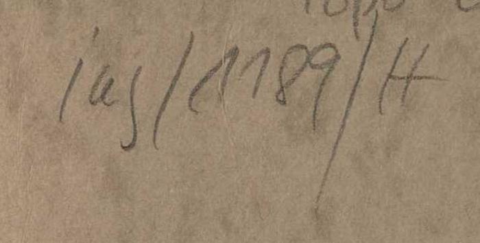-, Von Hand: Notiz; 'ins/1189/H
'