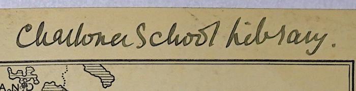 G 411 Mui : A Brief History Of Our Own Times (1935);- (Richard Challoner School), Von Hand: Name, Berufsangabe/Titel/Branche; '[Challoner] School Library'. 