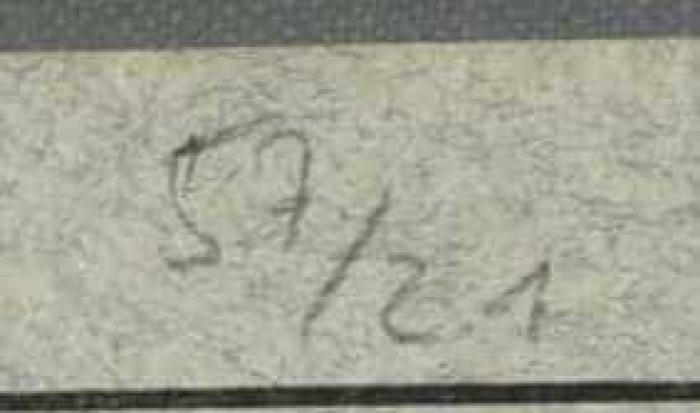 -, Von Hand: Inventar-/ Zugangsnummer; '57/21'