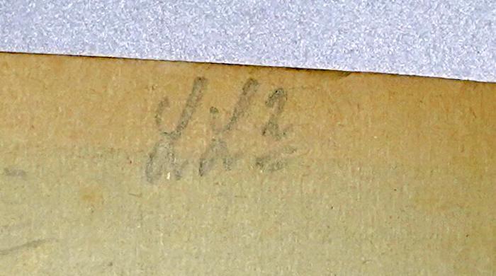 G 431 124(2) : Der Tag des Gerichts (1920);-, Von Hand: Zeichen, Signatur; 'LL 2'