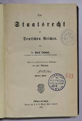 R 23 Lab-4<4> : Das Staatsrecht des Deutschen Reiches. 4 (1901)
