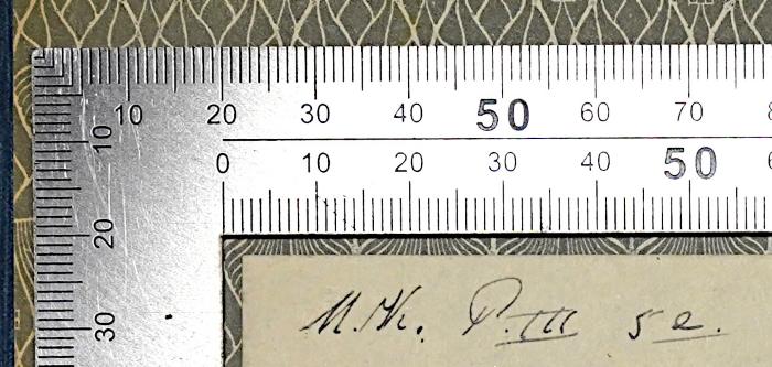 M 70 153 : Briefe und Auszüge aus Briefen von Joh. Phil. Becker, Jos. Dietzgen, Friedrich Engels, Karl Marx u. A. an F. A. Sorge und Andere  (1906);-, Von Hand: Notiz, Nummer; 'M. K. PIII 5a'