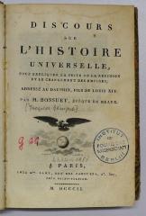 Ig 592 : Discours Sur L'Histoire Universelle (1902)