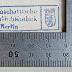 52 / 967 (Wissenschaftliche Zentralbibliothek (Berlin, West)), Stempel: Wappen, Name, Berufsangabe/Titel/Branche, Ortsangabe; 'Wissenschaftliche Zentralbibliothek Berlin'.  (Prototyp)