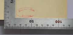 - (Ratsbibliothek (Berlin, Ost)), Stempel: Berufsangabe/Titel/Branche, Ortsangabe; 'Ratsbibliothek Berlin.'.  (Prototyp)
