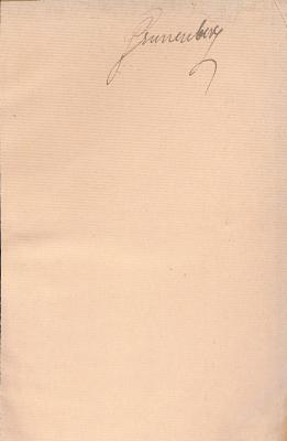 - (Grunenberg, Andreas), Von Hand: Autogramm; 'Grunenberg'. 