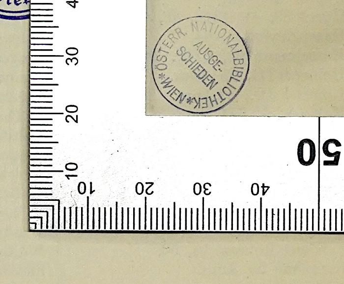 M 271 162 : Der Kampf um das Sozialistengesetz 1878 
 (1929);- (Nationalbibliothek Wien), Stempel: Berufsangabe/Titel/Branche, Ortsangabe, Name; 'Österr. Nationalbibliothek Wien Ausgeschieden'. 