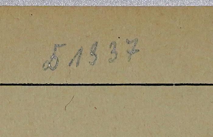 M 271a 143 : Wer trägt die Schuld am Kriege?  (1917);- (Deutsches Auslandswissenschaftliches Institut (Berlin)), Von Hand: Nummer; '51937'. 