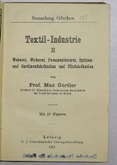 Da 10-2<3> : Textil-Industrie II (1903)