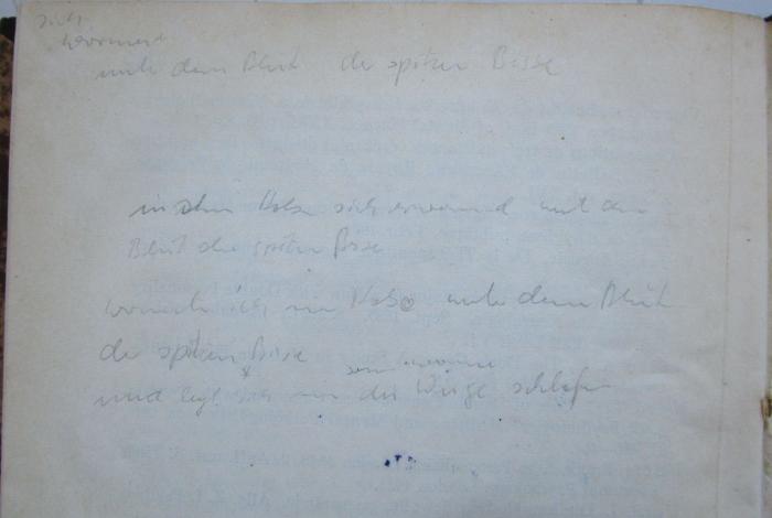 Kk 1098: Die Spaltung der Persönlichkeit (1932);- (unbekannt), Von Hand: Annotation. 