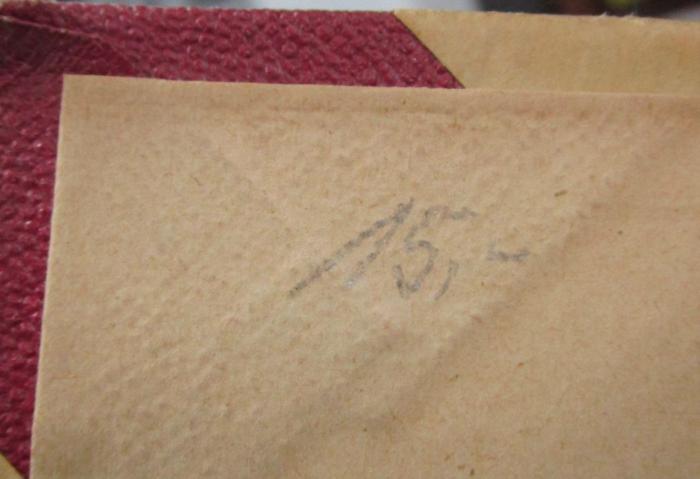 Kc 715 2.Ex.: Vom Vogelflug zum Menschenflug : Eine Untersuchung über die physikalischen Grundlagen des Vogelfluges und ein Beweis der Möglichkeit des Menschanfluges (1940);- (unbekannt), Von Hand: Preis; '15.-'. 