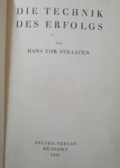 Md 24 3.Ex.: Die Technik des Erfolgs (1931)