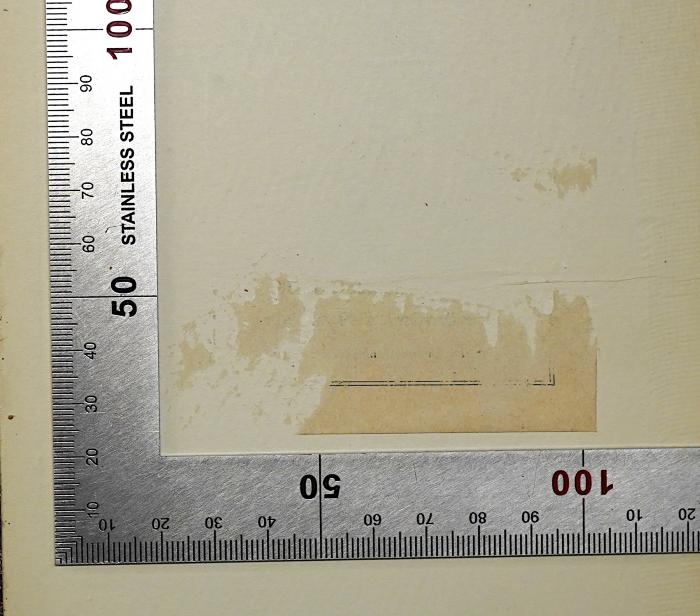 G 114 : Deutschtum und Anglophobie: Erster und Zweiter Band (1903/ 1904);- (Bibliothèque du Centre Européen de la Dotation Carnegie pour la Paix Internationale), Ausriss: Name, Ortsangabe; '[...] po [...]'. 