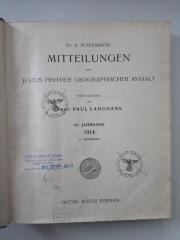 601 60 1914 2 : Dr. A. Petermann's Mitteilungen aus Justus Perthes'  Geographischer Anstalt. (1914)