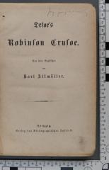  Defoe's Robinson Crusoe ([ca. 1895])