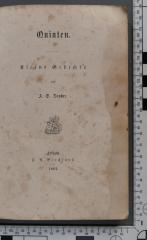  Quinten. Kleine Gedichte (1864)