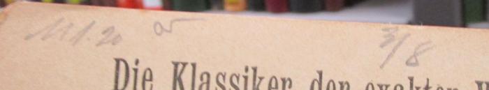 Kc 865: Betrachtungen über die bewegende Kraft des Feuers und die zur Entwickelung dieser Kraft geeigneten Maschinen (1892);- (unbekannt), Von Hand: Nummer, Preis; 'M 1.20 w 3/8'. 