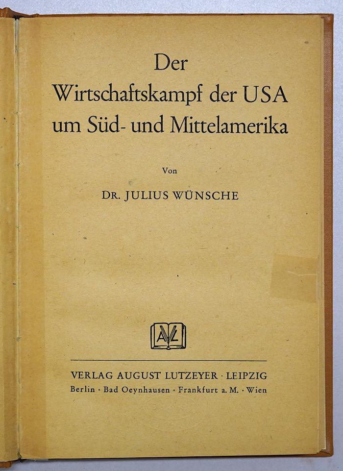 D 913 : Der Wirtschaftskampf der USA um Süd- und Mittelamerika (1942)