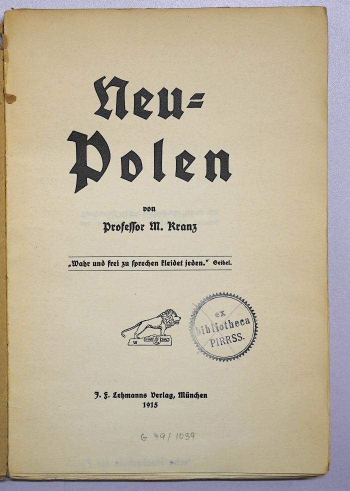 G 295 : Neu-Polen (1915)