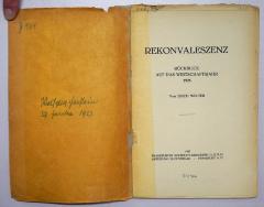 D 904 : Rekonvaleszenz. Rückblick auf d. Wirtschaftsjahr 1926