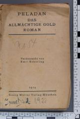  Das allmächtige Gold (1919)
